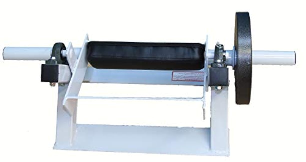 TDS Tibia Dorsi Calf Exercise Machine, Weight-based Resistance, White, 15D x 35W x 14H, Olympic Plate Compatible