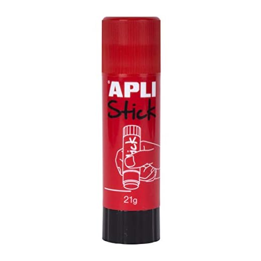 Apli Kids 12146 Pegamento de barra, Rojo, 21 g