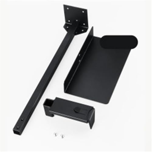 Soporte para CPU ajustable de acero para montaje debajo del escritorio o en pared, carga máxima 55 lbs miniatura 6