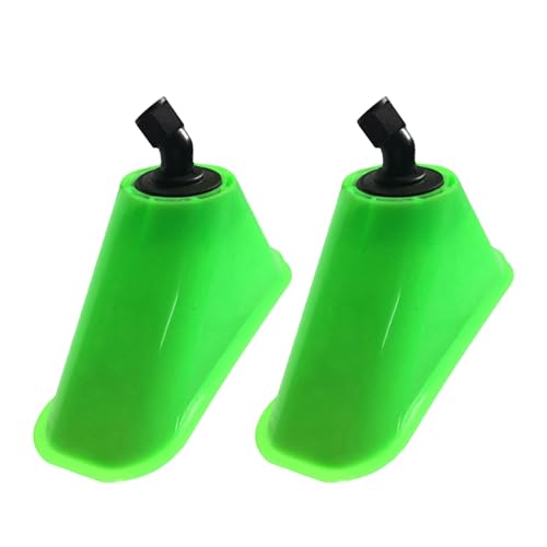 VALICLUD 2 Fundas Protectoras a Prueba de Viento para Pulverizador Eléctrico Tipo Abanico Accesorio Resistente de Plástico Color Verde para Riego y Jardinería