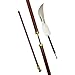 JJK Cursed Tools Playful Cloud Three Section Cudgel Inverted Spear of Heaven Anime Toji Foam Sword Weapon Model for Cosplay Halloween (Maki Zenin Pole arm Spear)