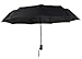 umenice Automaitc Travel Umbrella Windproof with 210t Fabric Black