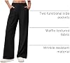Pantalón de vestir de pierna ancha para mujer, elástico, casual de negocios 2026, cómodo 8