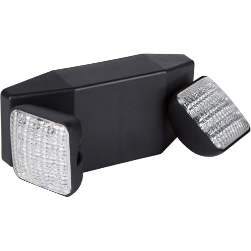 Image of Morris 73427 Square Head LED Emergency Light, High Output Remote Capable, Black