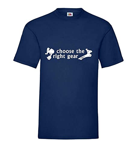 T-shirt homme Die Gang bleu XXX-Large coupe ample confortable