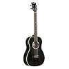 All Solid Salt & Pepper Doghair Mahogany Baritone Ukulele w/EQ and Bag