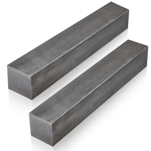 Barres carrées en acier doux A36 Shimeyao 5,1x5,1x30,5 cm pour la métallurgie