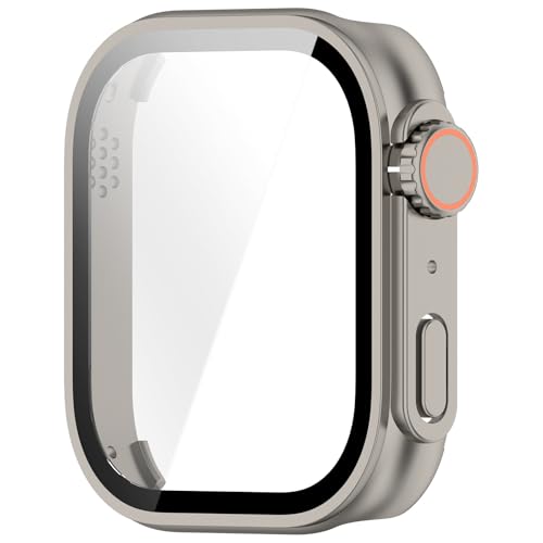 [TRIPLE RIVER] For Xiaomi Redmi Watch 6 �P�[�X watch6 �J�o�[ �t���ʋ����K���X �S�ʕی� ���� For �V���I�~ ���b�h�~�[�E�H�b�`6 �P�F/�N���A �t�B������� �n�[�h�P�[�X For �V���I�~�[(�`�^���S�[