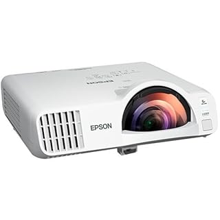 Epson PowerLite L210SF Short Throw 3LCD Projector - 21:9, Ethernet, HDMI, USB, Wi-Fi Connectivity, White