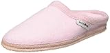 rosa von schmaus kaschmir pullover Hausschuhe mit Kaschmiranteil Haflinger Unisex-Erwachsene Walktoffel Kaschmir Hausschuh, Babyrosa, 38