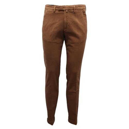 Pantalone uomo BRIGLIA brown pantalon chinois marron élégant ajusté