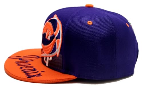 Phoenix New Leader Downtown PHX PHO Desert Cactus Purple Orange Era Snapback Hat Cap miniatura 5