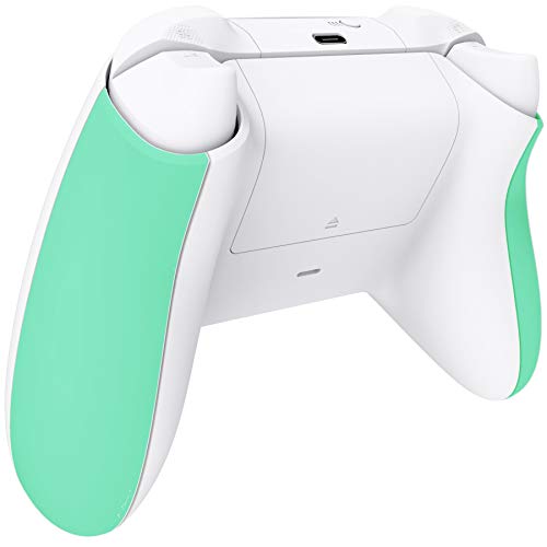 Image of eXtremeRate DIY Controller Grip for Xbox Series X & S, Mint Green Replacement Left Right Side Rails, Replacement Parts Handles Rear Shell for Xbox Core Wireless Controller [Controller Excluded]
