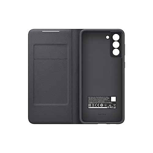 Samsung LED View Smartphone Cover EF-NG996 für Galaxy S21+ 5G Handy-Hülle, LED-Anzeige, Kartenhalterung, Schwarz – Ansicht 5