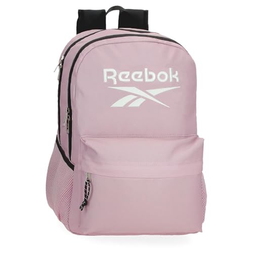 Reebok Boston Mochila Escolar, Rosa, Portátil 15,6 Pulgadas