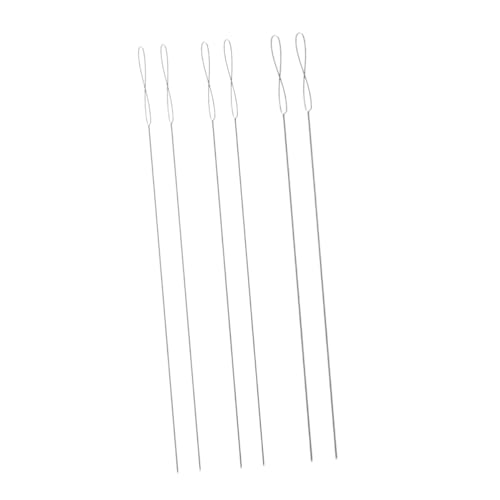 Sewroro Hand-Knitting Needles 6 Pack Beading Needles for Jewelry Making Ideal for Thread Beads Sewing Embroidery