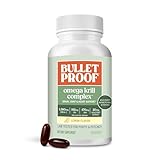 Bulletproof Omega Krill Complex, Triple Strength Essential Fats with EPA, DHA, GLA and Astaxanthin, 1560mg Omega-3s Per Serving, Lemon Flavored (120 Softgels)