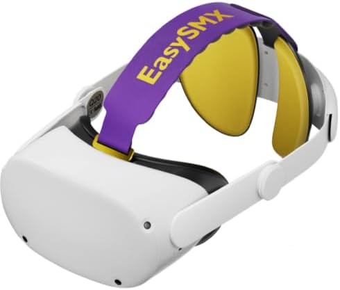 Miniatura 8 de EasySMX Q20 Headset Strap for Quest 2 - Accessories for Quest 2 - Lite Design for Improved Comfort Support, Heat Dissipating Materials, Rebust Side