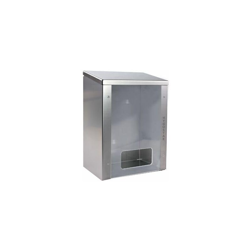 Hygostar Edelstahlspender mit Plexiglasscheibe für Barett - Astrohauben