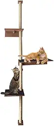 Torre arranhador 1.80 METROS Prateleira com carpete para gatos