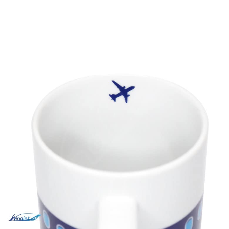 ANA 航空機デザイン マグカップ 2個セット 2個セット/レア/ANA/マグカップ/飛行機 ANAオリジナル＞機内紙