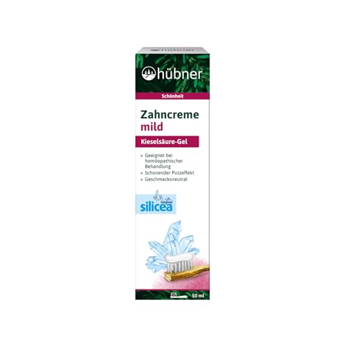 Hübner Silicea Zahnpasta ohne Menthol | Mineralische Reinigung | Homöopathie-geeignet