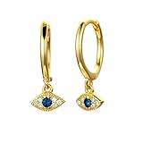 Pendientes de aro pequeños acero inoxidable con diseño color dorado for mujer, joyería piercing Para Mujeres, Madres, Novias, Madres(Y20360 Gold)