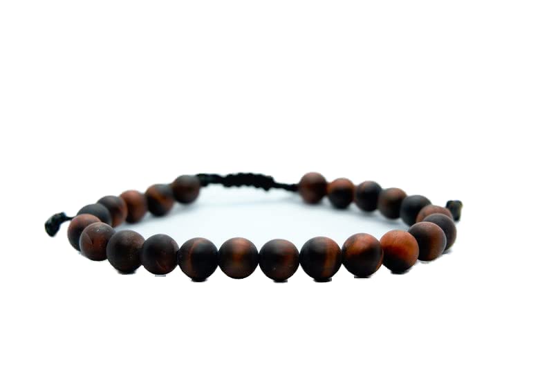 Bracelet oeil de tigre mat 8mm LKBEADS pour accompagner vos séances de yoga et méditation