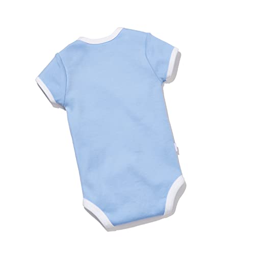 Nanit Sleep Wear Short Sleeve Bodysuit - 9M Cornflower Blue - image 4