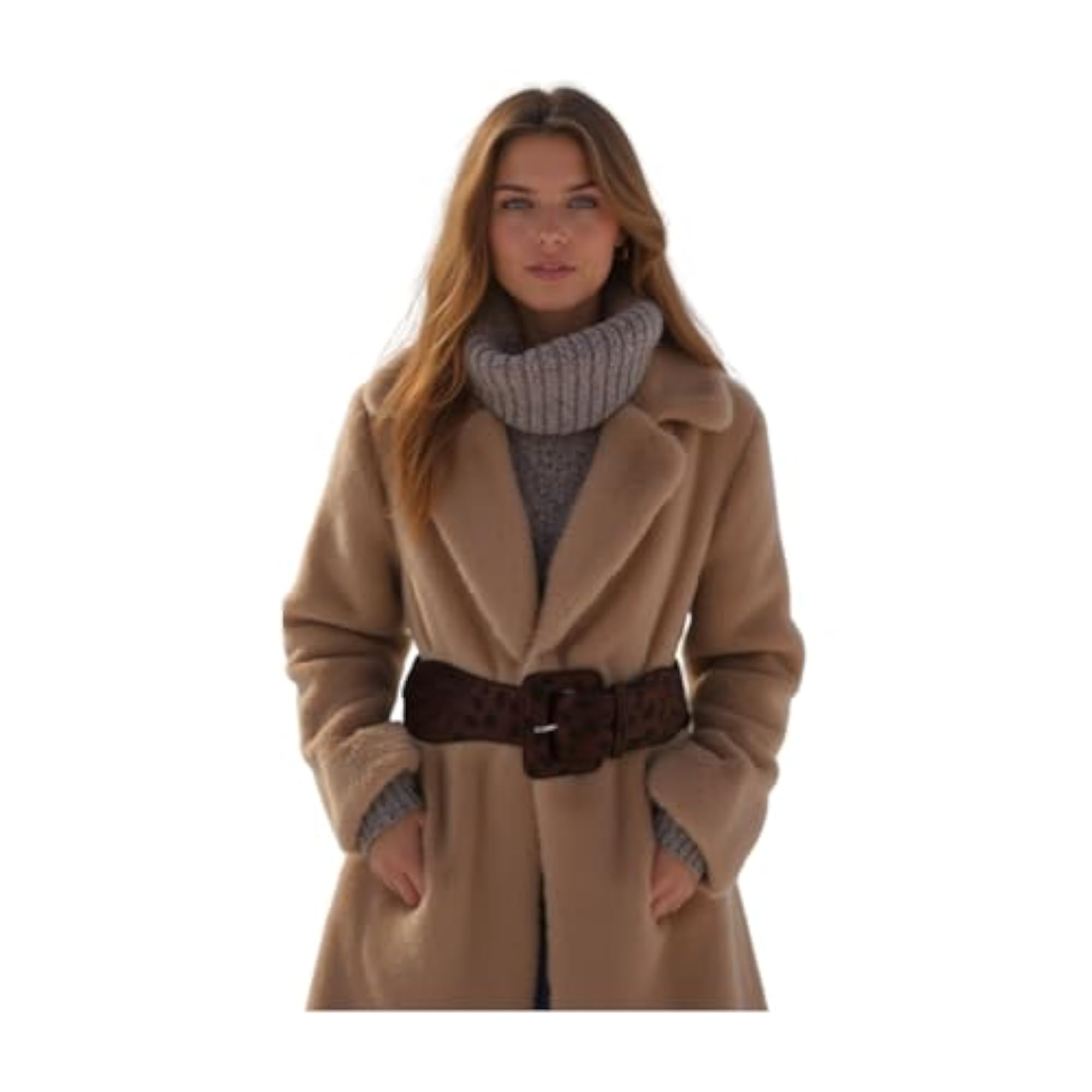 Women's Brown Elegant Accessory, Size M-XL