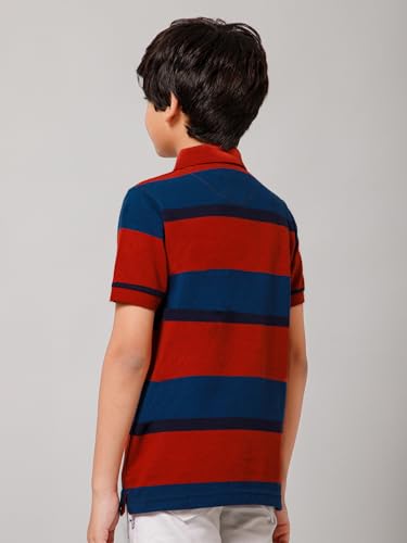 Image of Alan Jones Clothing Boy's Cotton Regular Fit Polo T-Shirt