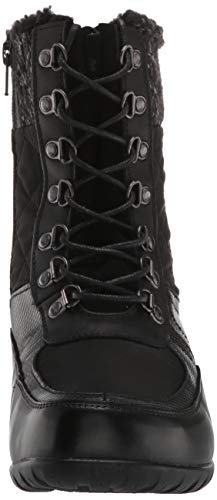 Propét Women's Delaney Frost Snow Boot, Black, 8.5 Xx-Wide #TOP1