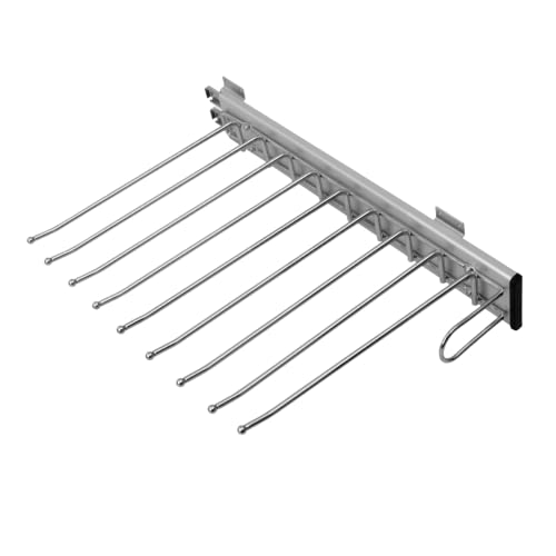 DOJA Barcelona | PERCHERO EXTENSIBLE PANTALONES | 9 Posiciones Derecha | Percheros Pantalones Extraible | cuelga pantalones extraible | colgador pantalones extraible, Percha para Armario, Vestidores..