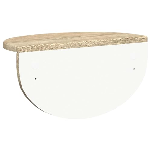 Support flottant chêne 38 cm pour optimiser vos murs vides avec style - 8