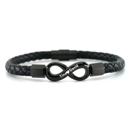 Personalized Custom Name,Spanish Card,To My Man, Wife & Girlfriend Stainless Steel Braided Bracelet for Men, for Birthday, Anniversary,Father's Day,Valentine's Day,Christmas Gifts4