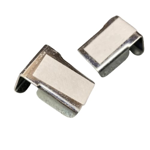 Pair of Metal Valance Clips/Pelmet Brackets for Wood/Sunwood Blinds (VN1074)