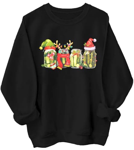 Christmas Pickle Sweatshirt, Christmas Pickle Crewneck Sweatshirt, Christmas Pickle Long Shirt