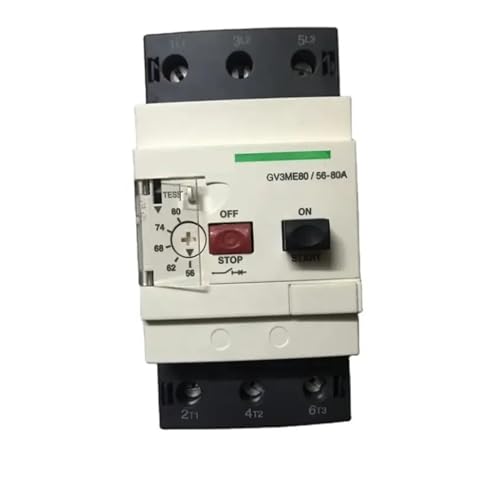 Disyuntor magnetotérmico GV3ME63 protector de motor regulable 40-63A compatible GV3A01 GV3A02 4