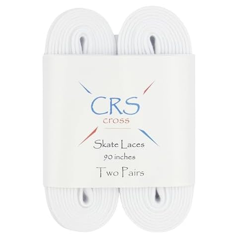 CRS Cross Figure Skate Laces - 2 Pair Skate Lace for Ice Skating (146 inch) Cover