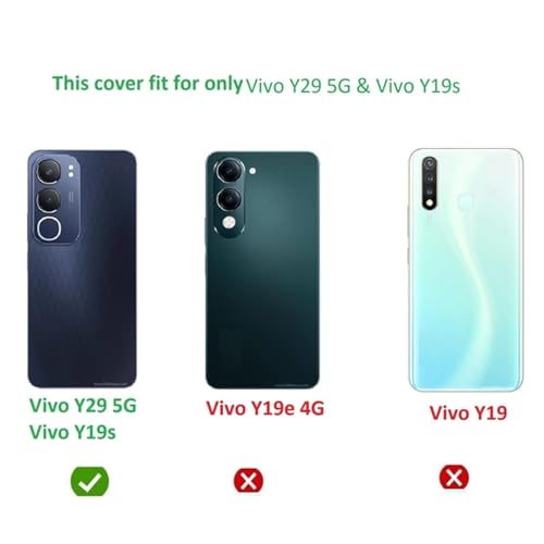 Image of Stylish Spider Back Case Cover Compatible for Vivo Y19s / Vivo Y29 5G | Spidey Face Mask Case | Soft Silicone | Camera & Full Body Protection | Shock Proof | (Black)