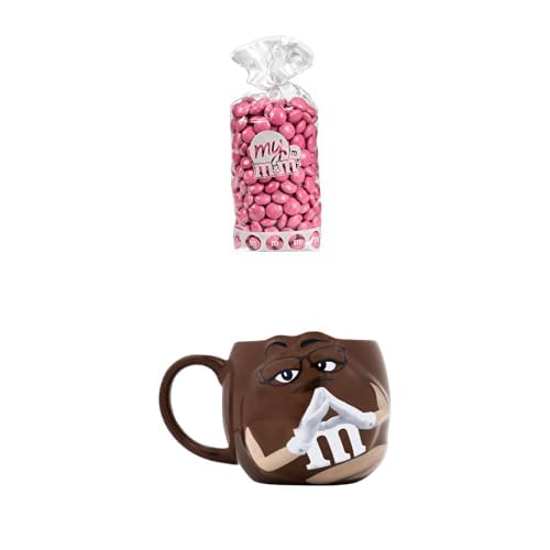 Bundle Bonbon Chocolat au Lait Sachet 300g Rose Tendr + Tasse Marron