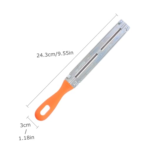 Kit de limas para motosierra con mango resistente de acero templado para mantenimiento de cadenas 2