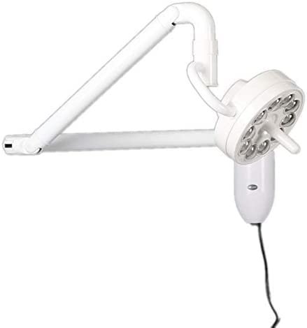Medizinische Untersuchungsleuchten Professionelle Zahnärztliche OP-Leuchte, 30 W, Wandmontierte LED-Munduntersuchungsleuchte, Schattenlose Lampe, Kaltes Licht, For Tierkliniken, Labore, Kliniken.