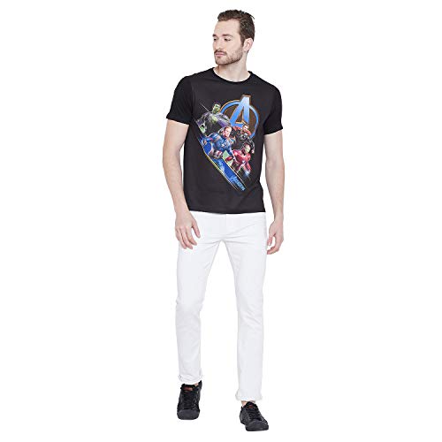 Image of Marvel Avengers by Wear Your Mind Men's Printed Regular Fit T-Shirt