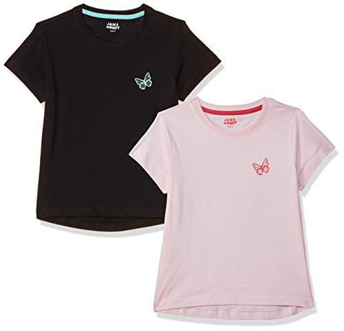 Image of Amazon Brand - Jam & Honey Girl's Regular Fit T-Shirt