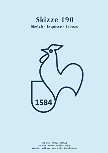 HAHNEMÜHLE 60127430 Bloc de 50 feuilles A5 190 g/m² Cover