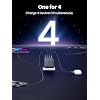 UGREEN Nexode 65W GaN USB C Wall Charger, 4-Port Fast Charging Power Adapter Compatible with MacBook Pro/Air, Dell XPS, iPad Pro/Air, iPhone 17/16/15 Series, Galaxy S25/S24, Pixel 10/9, Steam Deck