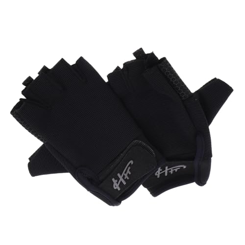 LIOOBO Fishing Gloves for Men Women Versatile Half-Finger Design Non-Slip Sports Gloves Breathable for Outdoor Activities Kayaking Sailing