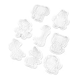 COMPUKAS 8個 プラスチック製動物モチ