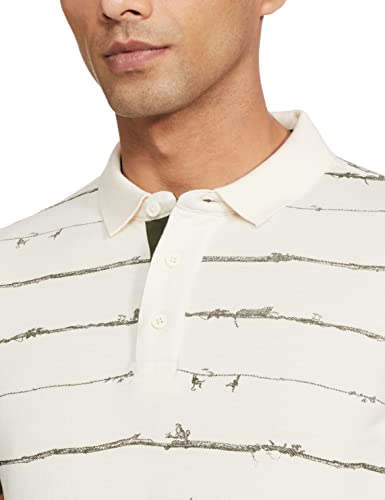 Image of Spykar Men's Printed Slim Fit T-Shirt
